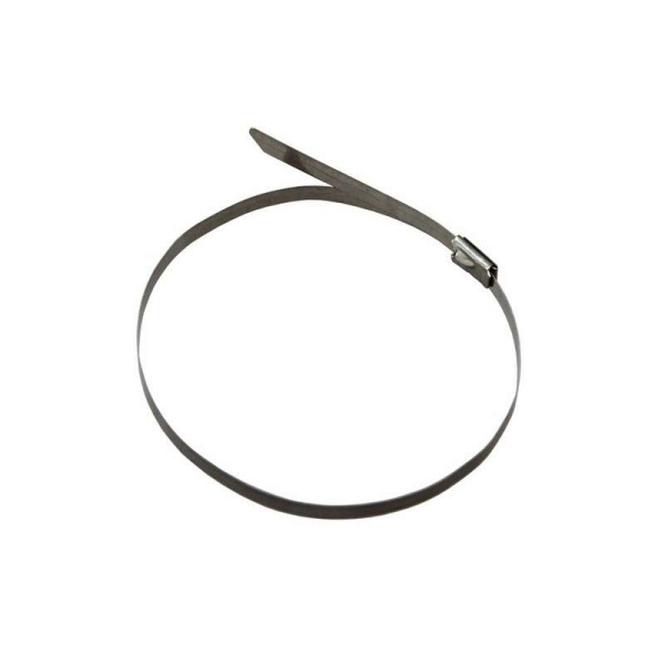 Хомут стальной GNC-79-600-S, 7,9х600мм, 50 шт, сталь 304, 1/60 General