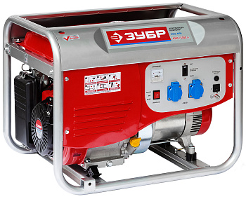 Бензиновый генератор, 4000 Вт, ЗУБР