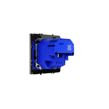 Розетка встраиваемая Voltum S70 с заземлением и защитными шторками, 16А, с USB, A+C, (титан)