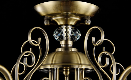 Потолочный светильник 3*E14 40Вт Бронза Антик IP20 Driana FR2405-PL-03-BZ Freya