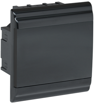 Корпус пластиковый ЩРВ-П-6 модулей встраиваемый черный IP41 PRIME IEK