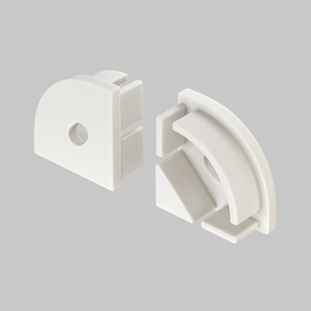 Комплект заглушек (для профиля ALM008S) 10шт. Хром (ALM008EC) Technical Maytoni