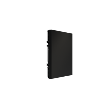 Заглушка Voltum S70 с суппортом, (черный матовый)