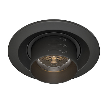 Встраиваемый светильник 7Вт 4000K Черный IP20 Elem DL052-L7B4K Technical