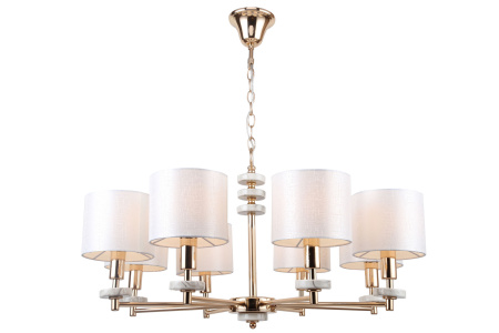 Люстра 8*E14 40Вт Золото IP20 Tiana FR5015PL-08G Freya