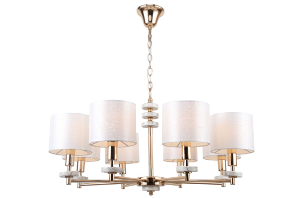 Люстра 8*E14 40Вт Золото IP20 Tiana FR5015PL-08G Freya