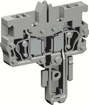 Разъем типа "гнездо", с пружинным зажимом на 2 контакта для клемм типа HVPC. Серый. 2,5 кв. мм. DKC