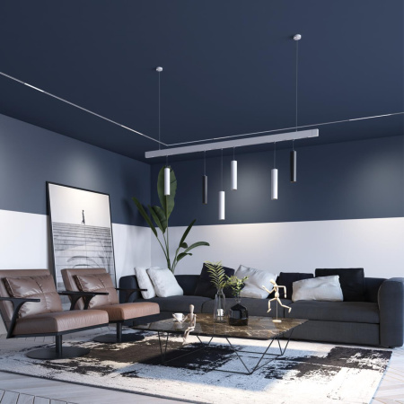 Трековый св-к димм.с ДУ,со сменой цв.темп.IP20 LED 3000~6500К 12W 48V белый FLUM C NOVOTECH