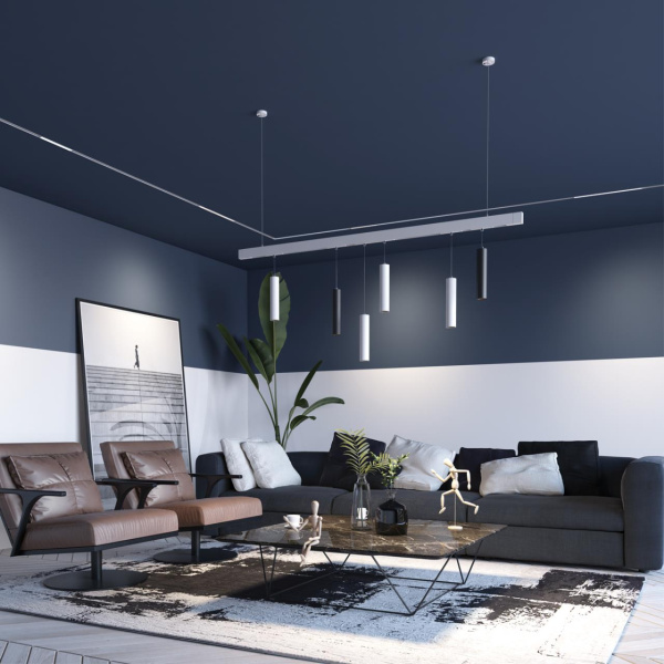 Трековый св-к димм.с ДУ,со сменой цв.темп.IP20 LED 3000~6500К 12W 48V белый FLUM C NOVOTECH