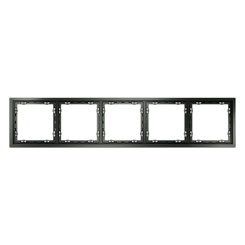 Рамка пластиковая Voltum S70 на 5 постов, (титан)