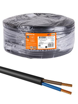 Кабель КГТП-ХЛ 2х0,75-0,66 ГОСТ (100м) TDM