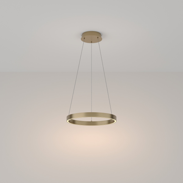 Подвесной светильник 1*LED 25Вт Латунь IP20 Rim MOD058PL-L22BS3K Maytoni