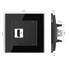 Розетка HDMI Черная Livolo