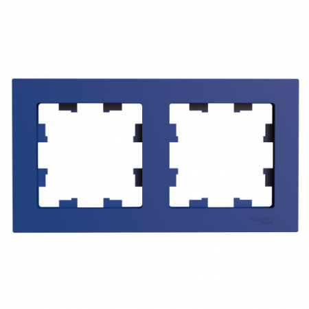 ATLASDESIGN Рамка 2-постовая универсальная, аквамарин Schneider Electric