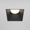 Встраиваемый светильник 1*GU10 20Вт Черный IP20 Downlight DL051-01-GU10-SQ-WB Technical Maytoni