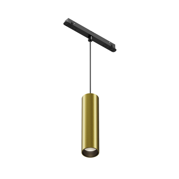 Трековый подвесной светильник LED 12Вт Черный и Латунь IP20 Magnetic track system Exility TR041-2-12W4K-BBS Technical Maytoni