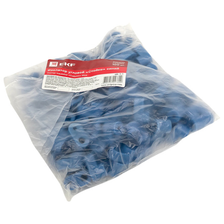 Изолятор угловой "Стойка" синий PROxima EKF