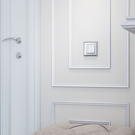 Встраиваемые механизмы Выключатель СУ 3-кл 10А Белый IP20 Werkel