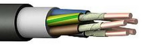 Кабель ВВГнг(А)-FRLS 5х2,5 ок (N.РЕ)-1