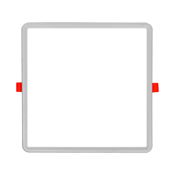 LP-23 Светодиодная панель встраиваемая с регулировкой под посадочное отверстие, 20Вт, 230В/50Гц, 1500лм, 4500К, 230х230х24мм, квадратная, драйвер на к