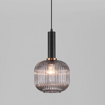 Подвесной светильник 1*E27 40Вт черный IP20 (50182/1 дымчатый) Eurosvet