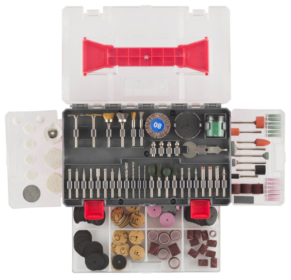 Набор мини-насадок для гравировальных машин, 349 предметов ЗУБР