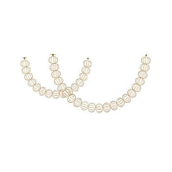 Подвесной светильник LED 117Вт Золото IP20 Golden Cage MOD216PL-L42G3K Maytoni