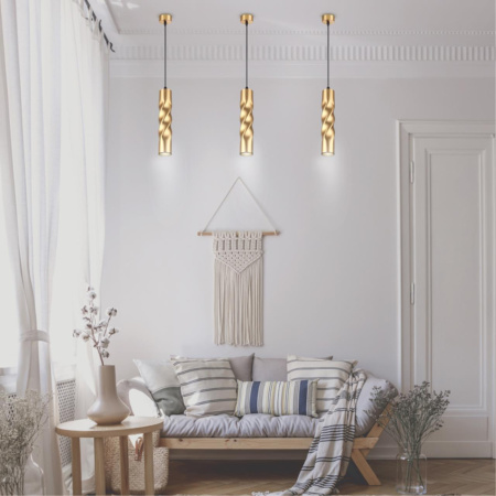 Накл.св-к,длина провода 1м IP20 LED 3000K 12W 160 - 265V ARTE зол NOVOTECH