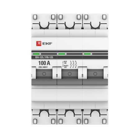Выключатель нагрузки 3П 100А ВН-125 PROxima EKF