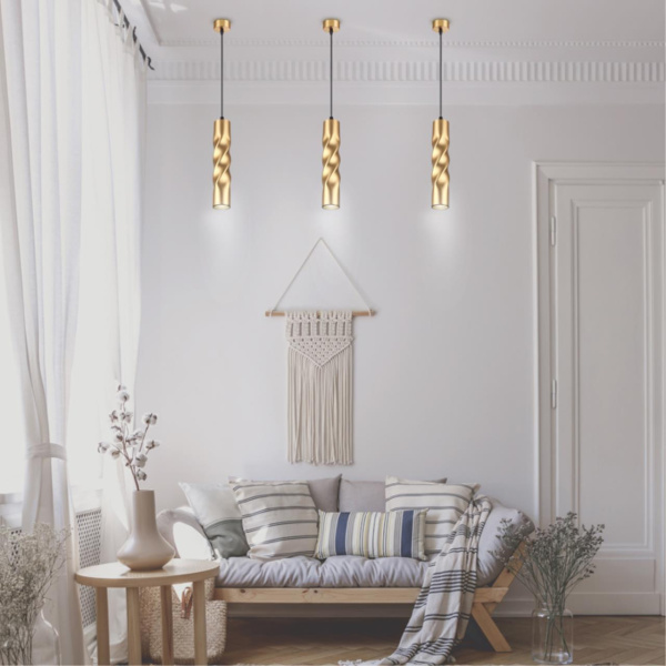 Накл.св-к,длина провода 1м IP20 LED 3000K 12W 160 - 265V ARTE зол NOVOTECH