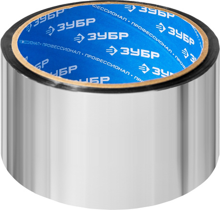 Лента клеящая металлизированная, 12260-50-25, 48мм х 25м ЗУБР