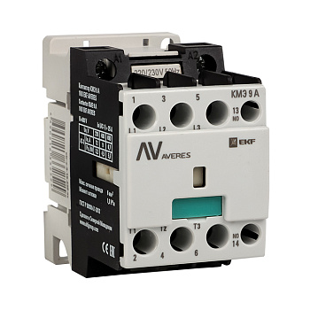 Контактор КМЭ 9А 1NO 230В АС AVERES EKF