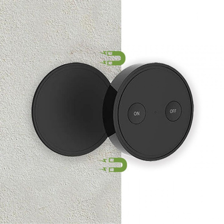 Беспроводной выключатель света на 1 линию Черный LoraTap
