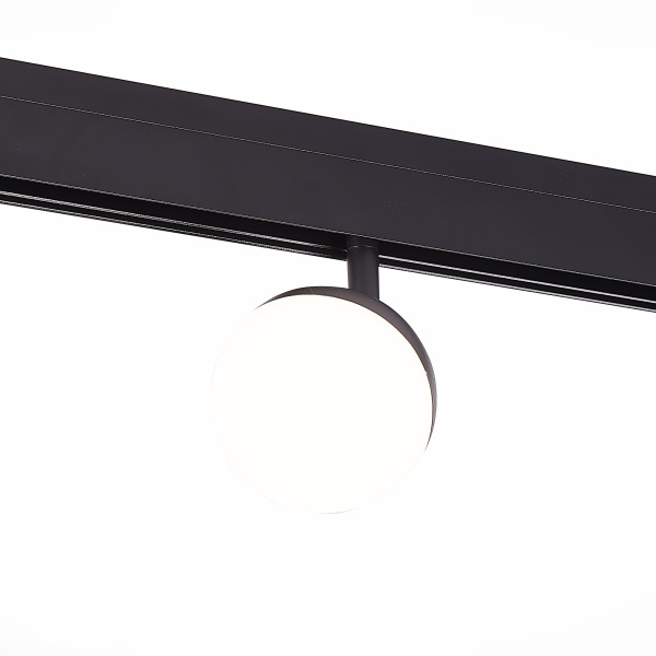 Магнитный трековый светильник Черный LED 1*7Вт 3000К 520Lm Ra>80 120° IP20 L120xW90xH192 48В ST358.436.07 ST LUCE