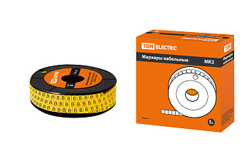 Маркер МК2 - 4мм символ "В" 500шт/ролл TDM