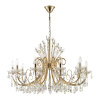 Люстра E14 10*40W VERSIA золотой/хрусталь ODEON LIGHT