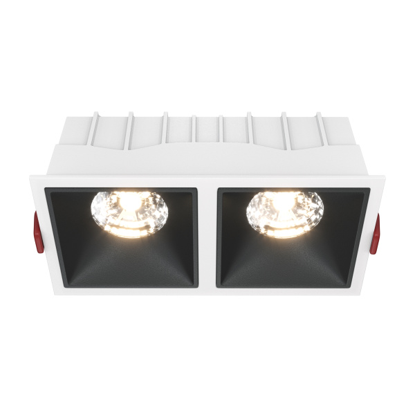 Встраиваемый светильник LED 30Вт Бело-черный IP20 Downlight DL043-02-15W3K-D-SQ-WB Technical Maytoni