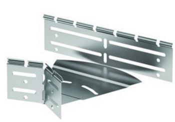 Горизонтальный изменяемый угол СРО 0-45град. 600х80, цинк-ламельный DKC