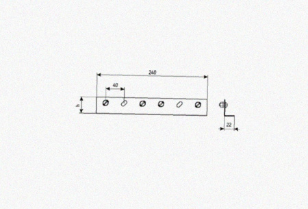 Соединитель лотковый замковый СЛЗх85 УХЛ1, оцинкованный лист, S1,0
