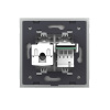 Розетка ТЛФ/КОМП RJ-45 Серая Livolo