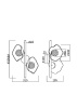 Настенный светильник (бра) 2*G9 28Вт Латунь IP20 Miracle MOD207WL-02BS Maytoni