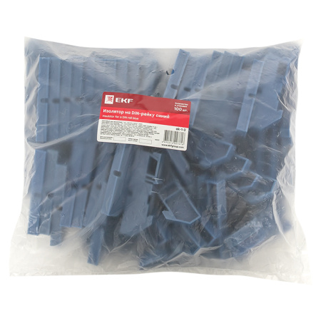 Изолятор на DIN-рейку синий PROxima EKF