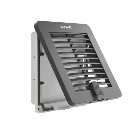 Вентиляционная решетка с фильтром RF 112x112 мм, IP54, RAL9005 DKC