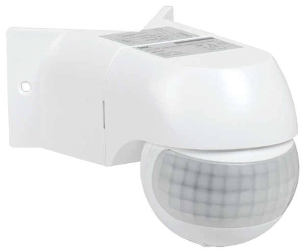 Датчик движения ДД-016 800Вт 180град 12м IP44 белый IEK