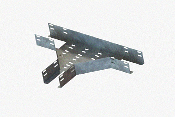 Лоток тройниковый перфорированный ОТ 300х50 УТ1,5, оцинкованный лист S1,5