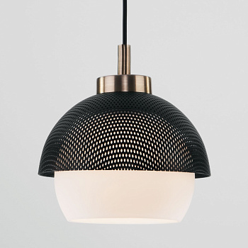 Подвесной светильник 1*E27 60Вт IP20 Nocciola (50106/1 античная бронза / черный) Eurosvet