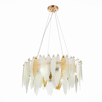 Люстра подвесная Золотистый/Прозрачный, Белый E14 8*60Вт SL1224.203.08 ST LUCE