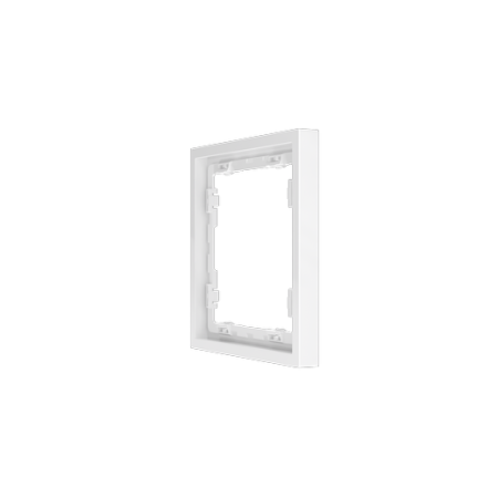 Рамка пластиковая Voltum S70 на 1 пост, (белый глянцевый)