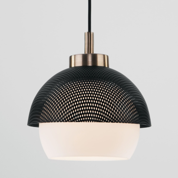 Подвесной светильник 1*E27 60Вт IP20 Nocciola (50106/1 античная бронза / черный) Eurosvet