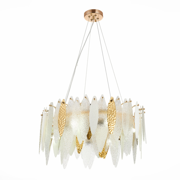 Люстра подвесная Золотистый/Прозрачный, Белый E14 8*60Вт SL1224.203.08 ST LUCE